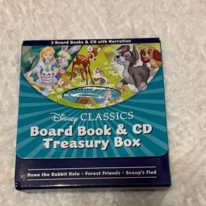 Disney Classics Board Book & CD Treasury Box - Blue and Green